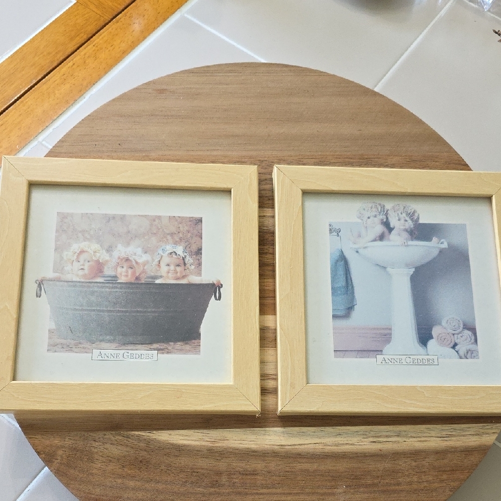 Anne Geddes Baby Art Prints in Wooden Frames